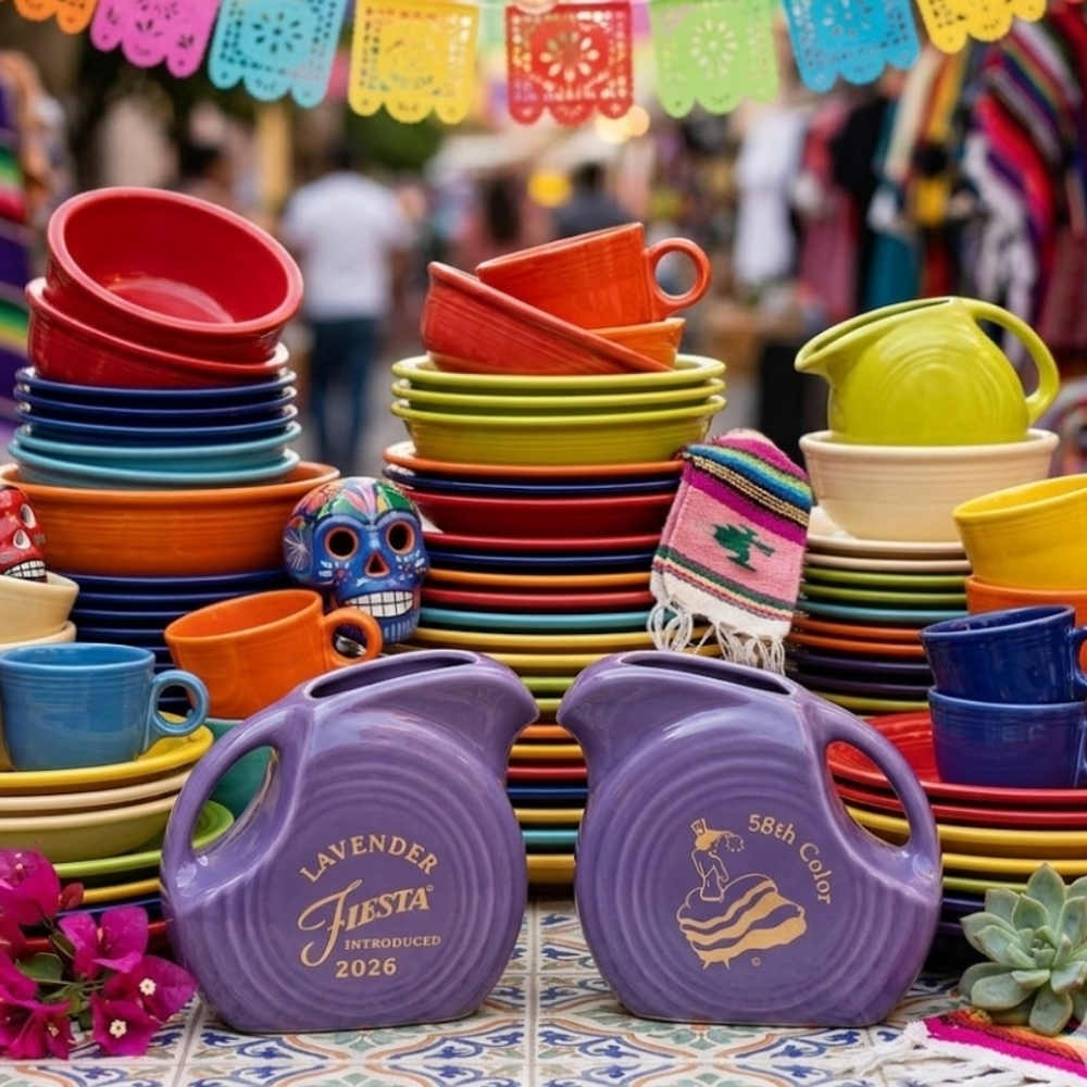 Fiesta Lavender Disc Pitcher 58th Color